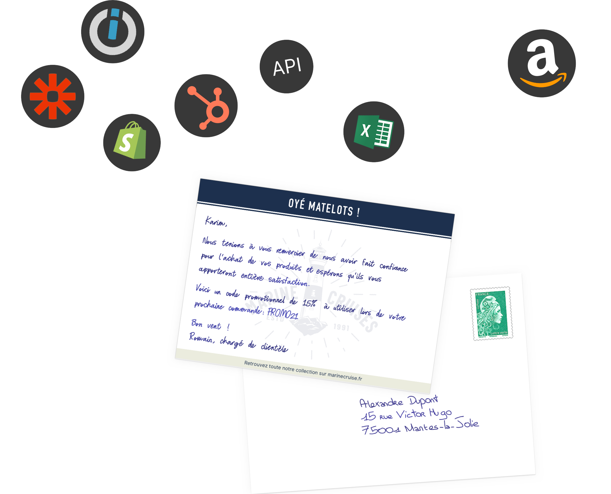 Scenarios d'envoi Manuscry